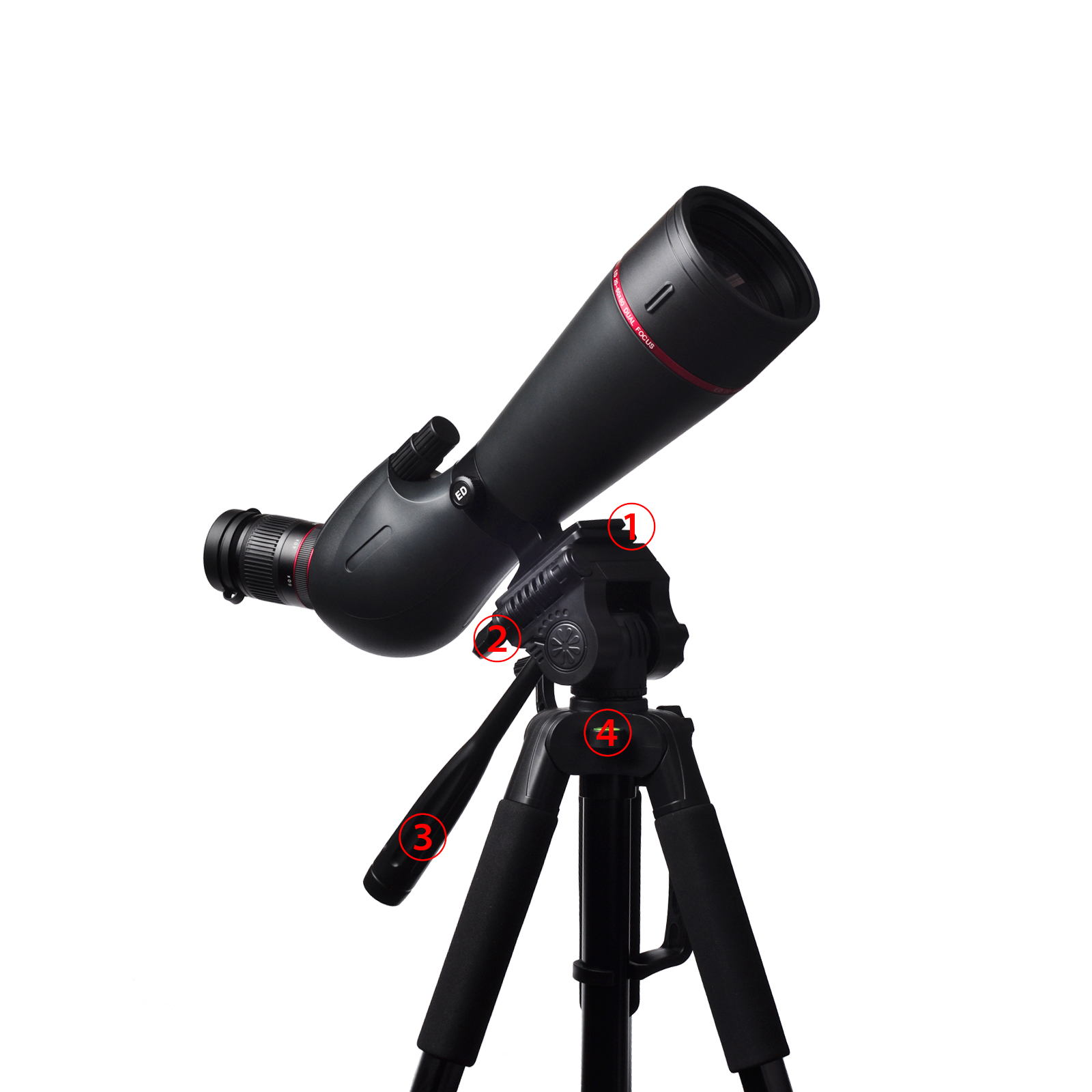 GN02 15-45x65 ED Spotting Scope — Hemusun manufactured